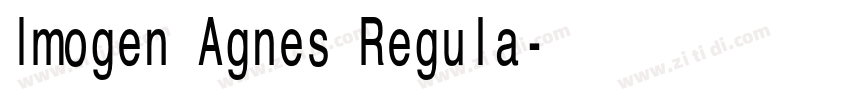 Imogen Agnes Regula字体转换